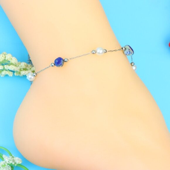 Elegant Handmade Anklet – Perfect for Women & Girls | Ideal Gift Option, DYC1337 - Picture 1 of 7